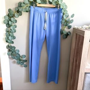 FIGS Ceil Blue Livingston Basic Scrub Pants Tie Waist Size Medium Tall casual
